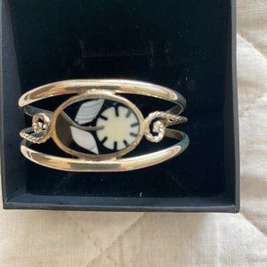 Little Girls Sterling Silver Cuff Bracelet_One Size